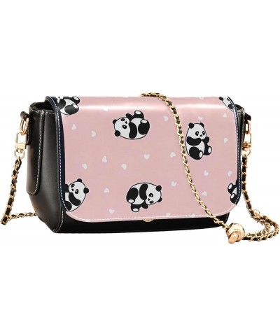 Cute Print PU Leather Shoulder Bag, Llama Cactus Pink Heart Crossbody Purses for Women Fashion Purse with Chain Strap Cute Pa...