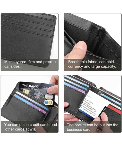 Wallets for Men Ecuador Flag Bifold Leather Pocket Wallet Short Purse Personality Fashion Card Holders Style-17 $19.19 Wallets