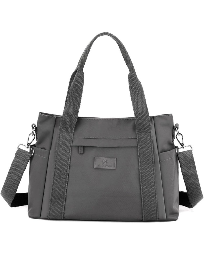 Shoulder bag, handbag, women's bag, nylon bag, women's cross-body bag Grey $19.42 Shoulder Bags