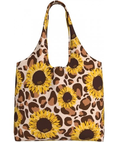 Sunflowers Single Shoulder Commuter Canvas Tote Bags For Women And Men Sunflowers 33 $11.87 Totes