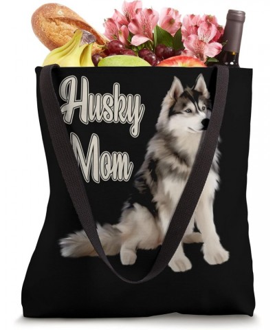 Woman, Man Husky Mom - Cool Husky with Cute Mother Day Tote Bag $8.96 Totes