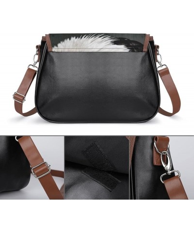 Fashion Crossbody Bags Women's Shoulder Bags Classic City Leather Satchels Hobo Bags Flamingos in The Dark Color5 $20.00 Hobo...