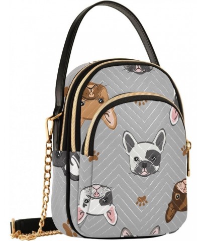 Small Crossbody Bags for Women Trendy Cute Bulldog Animal Travel Sling Bag Women's Crossbody Handbags Satchel Bags $10.40 Sat...