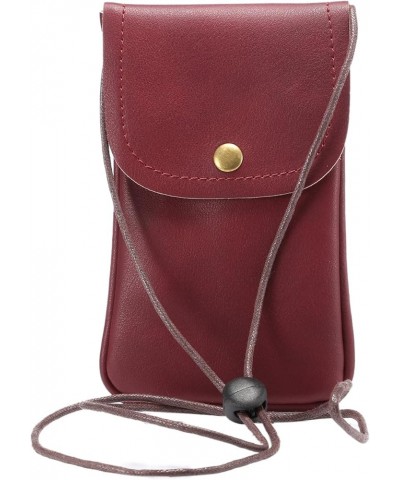 Roomy Pockets Series Small Crossbody Bag Cell Phone Purse Wallet For Women For iphone XS MAX Red $8.47 Crossbody Bags