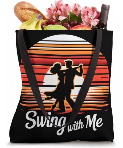 West Coast Swing Dance - Swing With Me WCS West Coast Swing Tote Bag $15.92 Totes