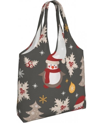 Merry Christmas Single Shoulder Commuter Canvas Tote Bags For Women And Men 9 Merry Christmas $9.23 Totes