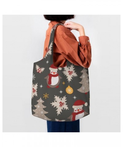 Merry Christmas Single Shoulder Commuter Canvas Tote Bags For Women And Men 9 Merry Christmas $9.23 Totes