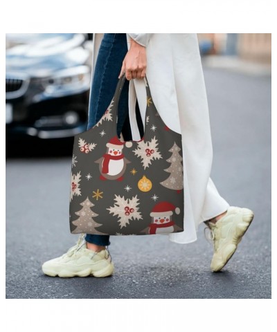 Merry Christmas Single Shoulder Commuter Canvas Tote Bags For Women And Men 9 Merry Christmas $9.23 Totes