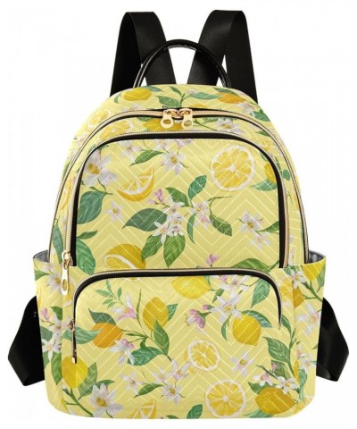 Lemon Leaves Backpack Purse for Women Fashion Travel Bag Ladies Shoulder Bags for Lady Women Holiday Gifts,M Small $17.50 Bac...