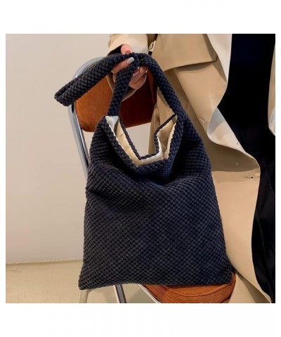 Fashion Women Handbags Simple Female Tote Bag Large Capacity Portable Soft Casual Solid Color for Weekend Vacation Black $7.0...