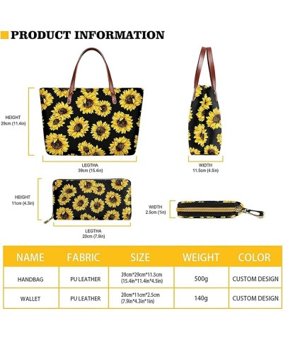 Women Handbags and Purse Set Fashion Large Capacity Zippered Shoulder Bags matching Wallet for Ladies Novelty Mushroom $20.09...