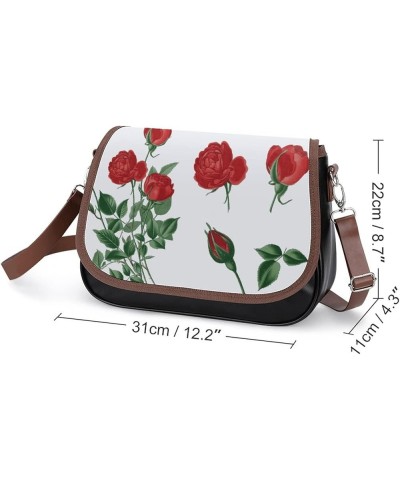 Printed Shoulder Crossbody Bag Leather Hobo Bags Medium Ladies Top Handles Satchels Clock on The Building Color5 $27.99 Hobo ...