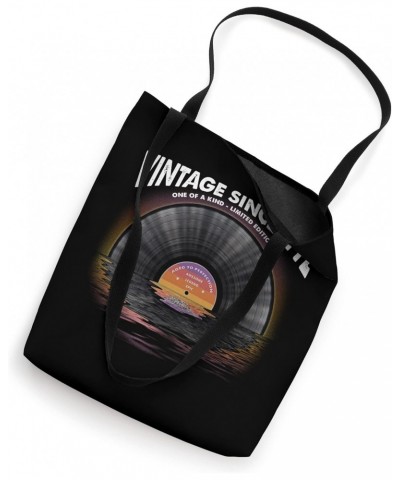 Vintage since 1992 Retro Disco Music Vintage Vinyl LP Record Tote Bag $15.78 Totes