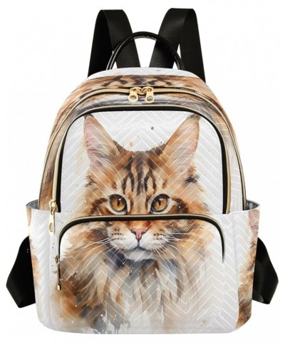 Cute Eye Animal Cat Women Backpack Purse Ladies Fashion Shoulder Bag Daypack Travel Bag 10L Medium $16.80 Backpacks