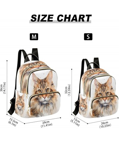 Cute Eye Animal Cat Women Backpack Purse Ladies Fashion Shoulder Bag Daypack Travel Bag 10L Medium $16.80 Backpacks