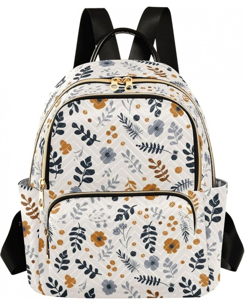 Branches Flower Pattern Fashion Backpack Purse for Women, Casual Daypacks, Ladies Gift for Traveling Hiking Multicolor Medium...