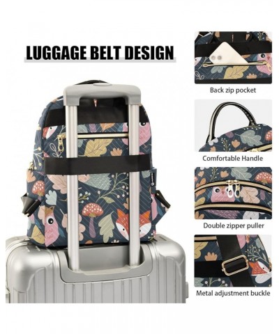 Owl Fox Backpack Purse for Women Anti-theft Small Fashion Travel Backpack Back Pack Handbag Lady Purse,S Small $15.50 Backpacks