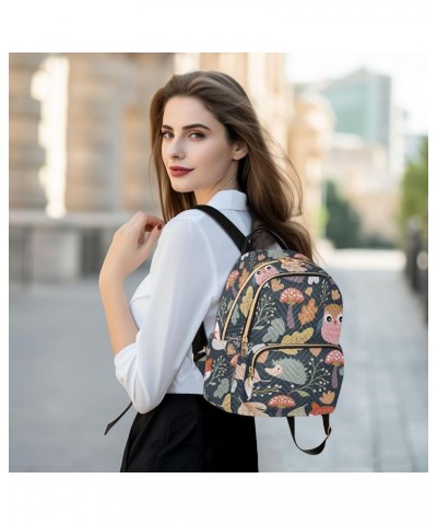 Owl Fox Backpack Purse for Women Anti-theft Small Fashion Travel Backpack Back Pack Handbag Lady Purse,S Small $15.50 Backpacks