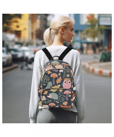 Owl Fox Backpack Purse for Women Anti-theft Small Fashion Travel Backpack Back Pack Handbag Lady Purse,S Small $15.50 Backpacks