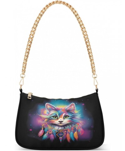 Shoulder Bags for Women Dreamcatcher Cat Hobo Tote Handbag Small Clutch Purse with Zipper Closure $13.33 Shoulder Bags