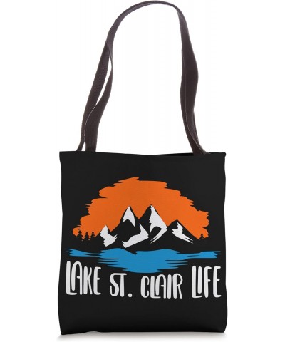 Lakes Camping Nature Outdoor - Lake St Clair Life Tote Bag $9.46 Totes