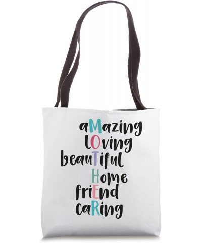 Mothers Day Acrostic Mother Mom Mama Granny Tote Bag $9.02 Totes