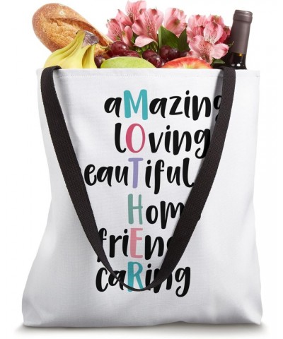 Mothers Day Acrostic Mother Mom Mama Granny Tote Bag $9.02 Totes