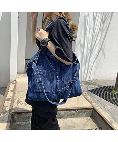 Denim Shoulder Hand Bag for Woman Shoulder Bag Crossbody Casual Jeans Bags Women Handbags Denim Bag Beach Bag for Teen Girl L...