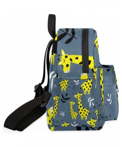 Funny Animal Giraffes Mini Backpack Purse for Women, Giraffes Small Fashion Daypack Lightweight, Cute Casual Travel Bag $15.1...