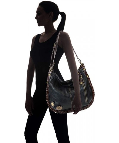 Handbags Charming Crossbody or Shoulder Convertible Large Purse - BLACK Owl-iii $30.15 Hobo Bags