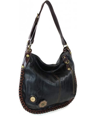 Handbags Charming Crossbody or Shoulder Convertible Large Purse - BLACK Owl-iii $30.15 Hobo Bags