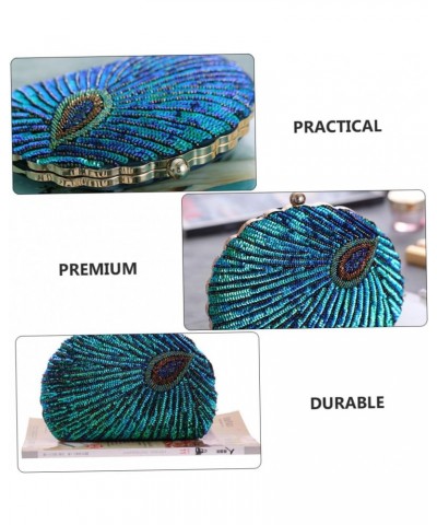 1pc Dinner Bag Wedding Clutch Peacock Bags for Women Tote Purse for Women Party Purse Sequin Purses for Women Tote Handbags E...