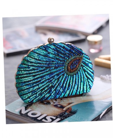 1pc Dinner Bag Wedding Clutch Peacock Bags for Women Tote Purse for Women Party Purse Sequin Purses for Women Tote Handbags E...