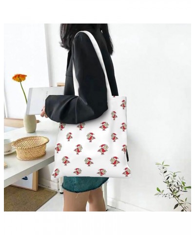 Merry Christmas Single Shoulder Fashion Canvas Tote Shopping Bags Handbags For Men And Women Merry Christmas12 $11.13 Totes