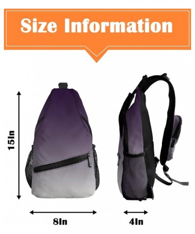 Crossbody Bags for Men Women Waterproof Sling Bag Shoulder Chest Bag Backpack Daypack for Hiking Travel Sports Running Ombrer...