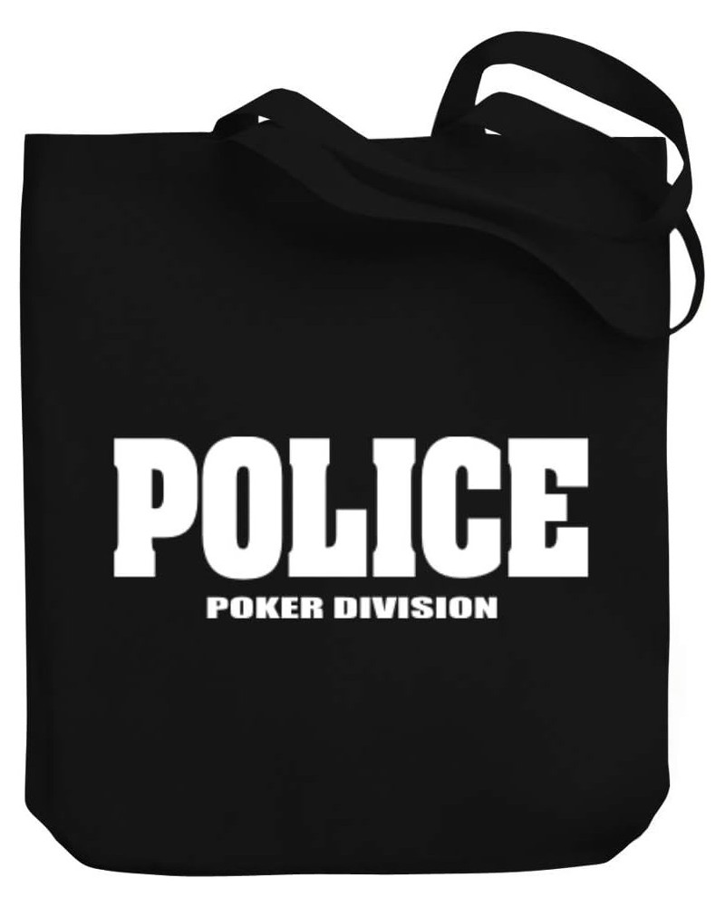 POLICE Poker DIVISION Canvas Tote Bag 10.5" x 16" x 4 $17.20 Totes