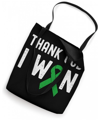 Bile Duct Cancer Thank God I Won Cholangiocarcinoma Tote Bag $15.00 Totes