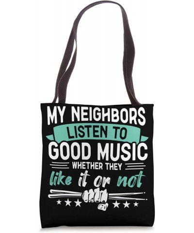 Drumming Drummer Drums Instrument Music Musician Percussion Tote Bag $14.74 Totes