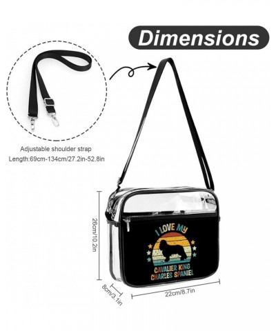 Thai-ridgeback-retro-print Clear Crossbody Shoulder Purse Bag for Men Women, Stadium Clear Messenger Bag Style-4 $13.49 Cross...