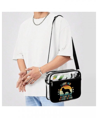 Thai-ridgeback-retro-print Clear Crossbody Shoulder Purse Bag for Men Women, Stadium Clear Messenger Bag Style-4 $13.49 Cross...