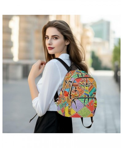 Dancing African Woman Ethnic Backpack for Women Shoulder Bag Lightweight Mini Backpack Casual Daypack Back Pack for Travel Sm...